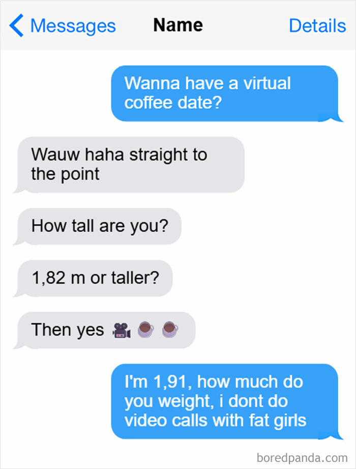 Screenshot of a text conversation showing women being called out for rude behavior in online messages.